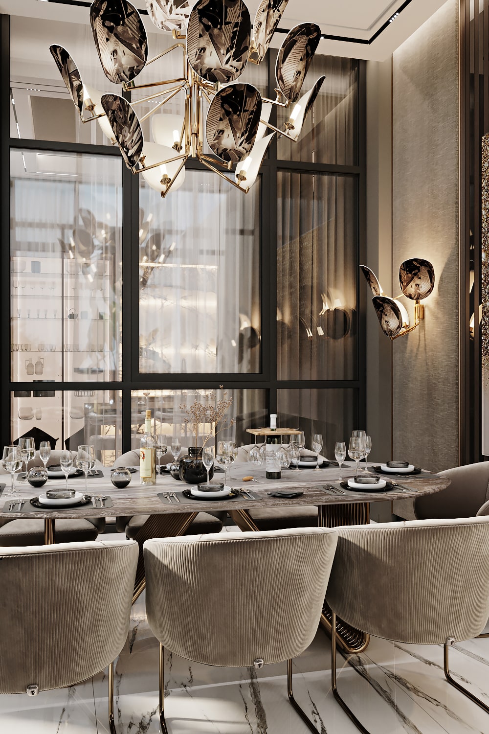 Curated visual reference: Gallery Detail: Sveka Design Gold Penthouse Дизайн Інтер Єру